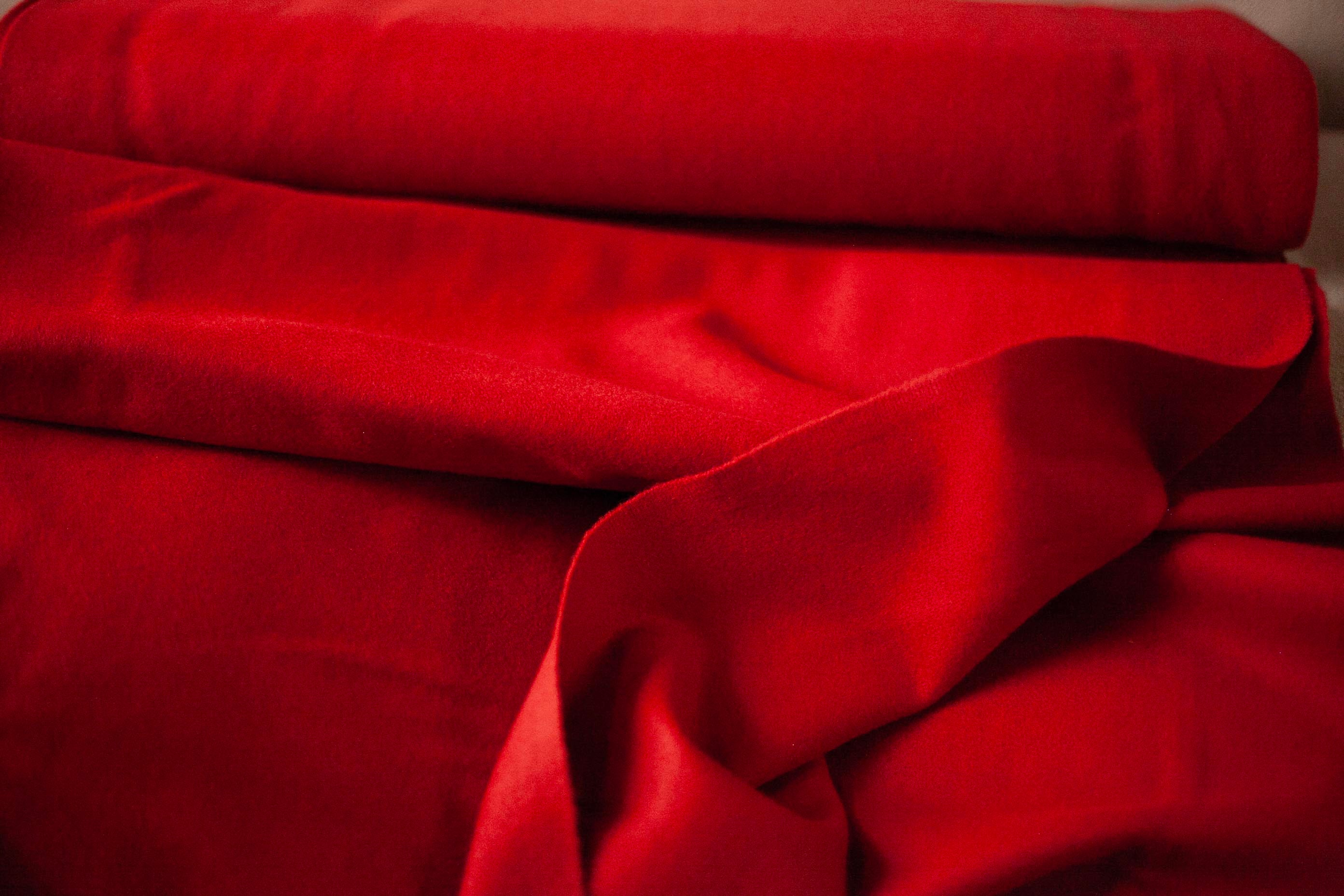 Red Wool Fabric – A N A G R A S S I A