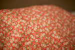 coral rose fabric