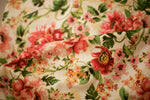 cream decadent garden fabric