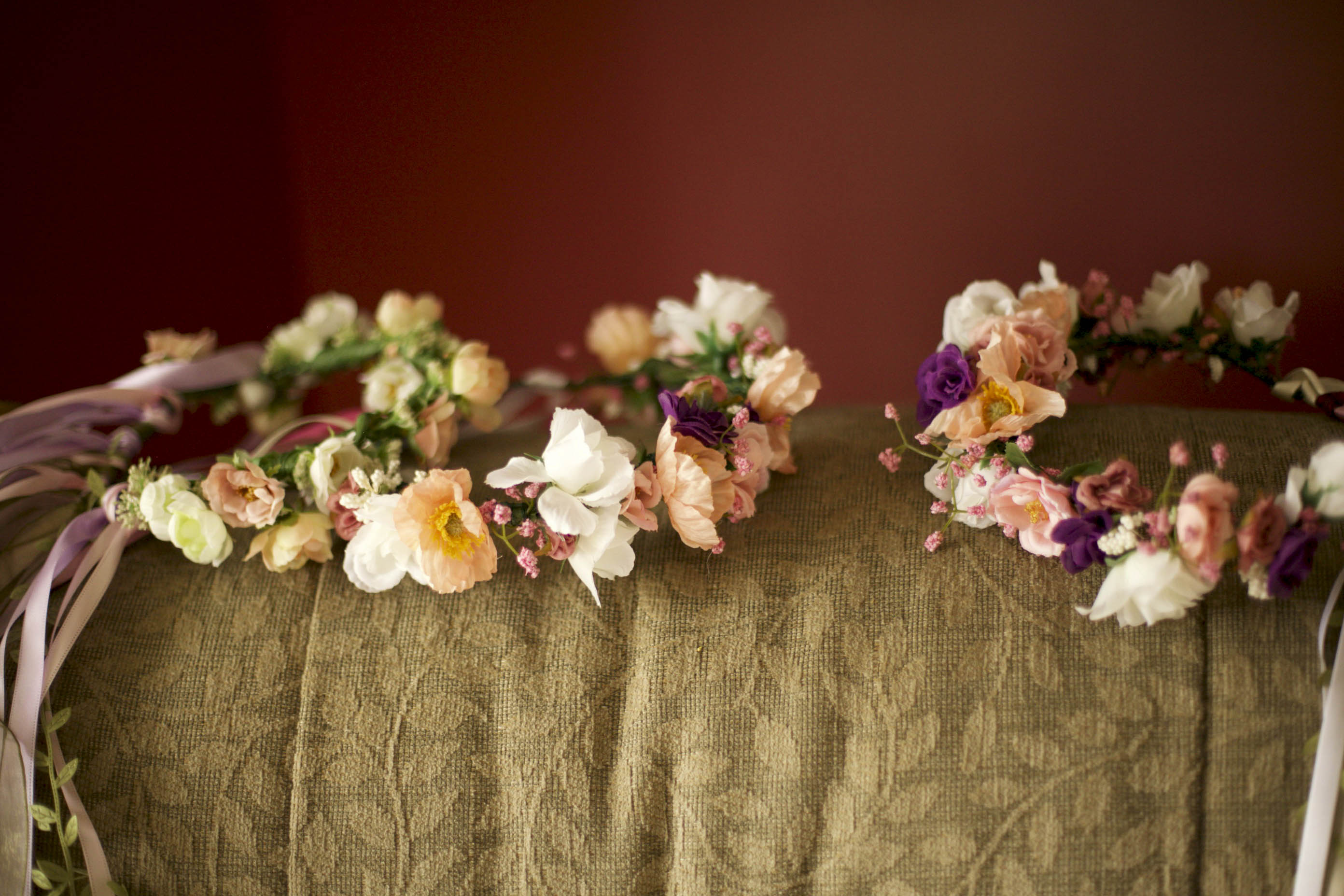 Communion floral crown