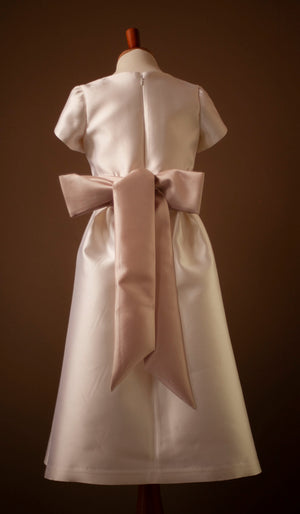 junior bridesmaid dress silk