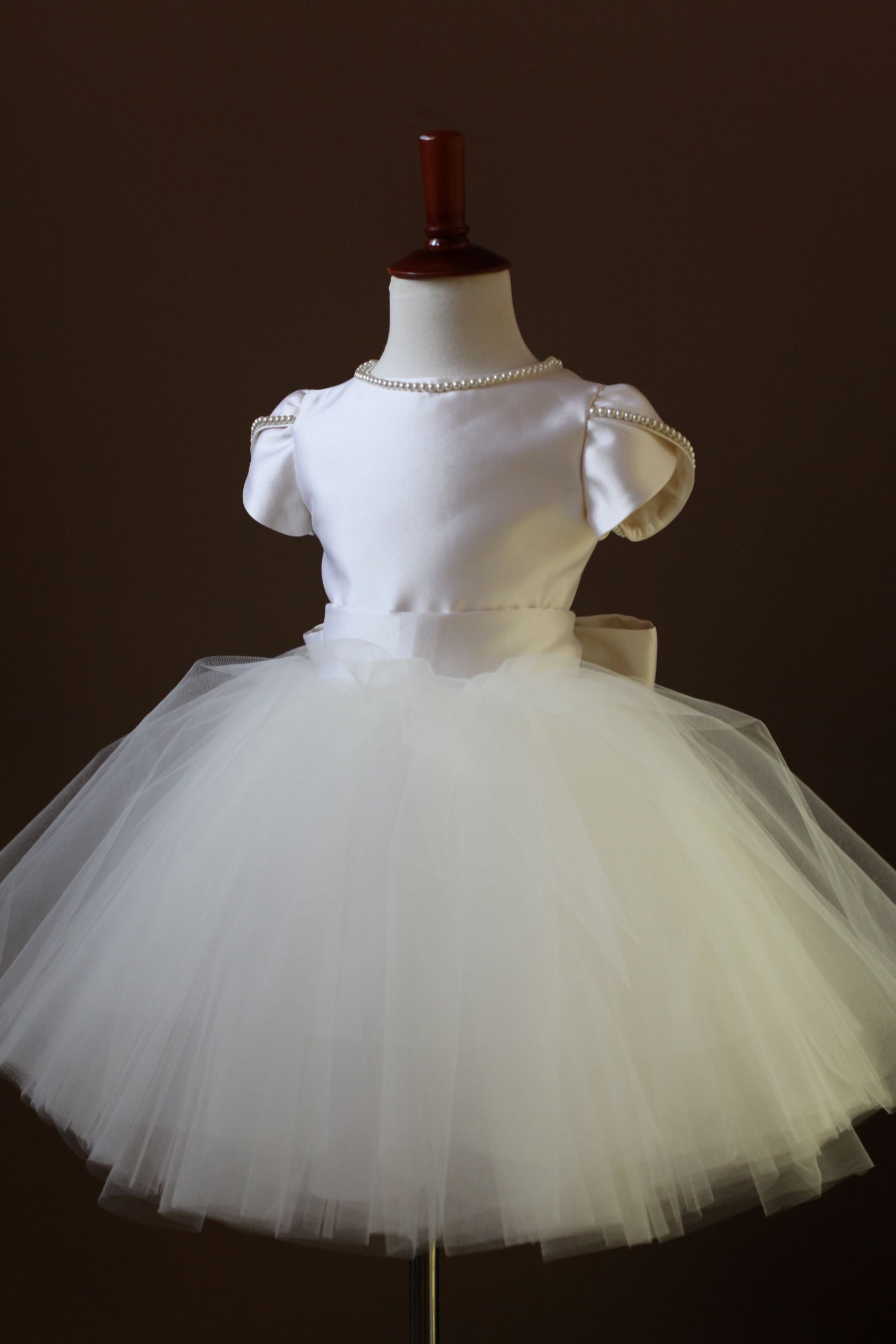 luxury flower girl dress